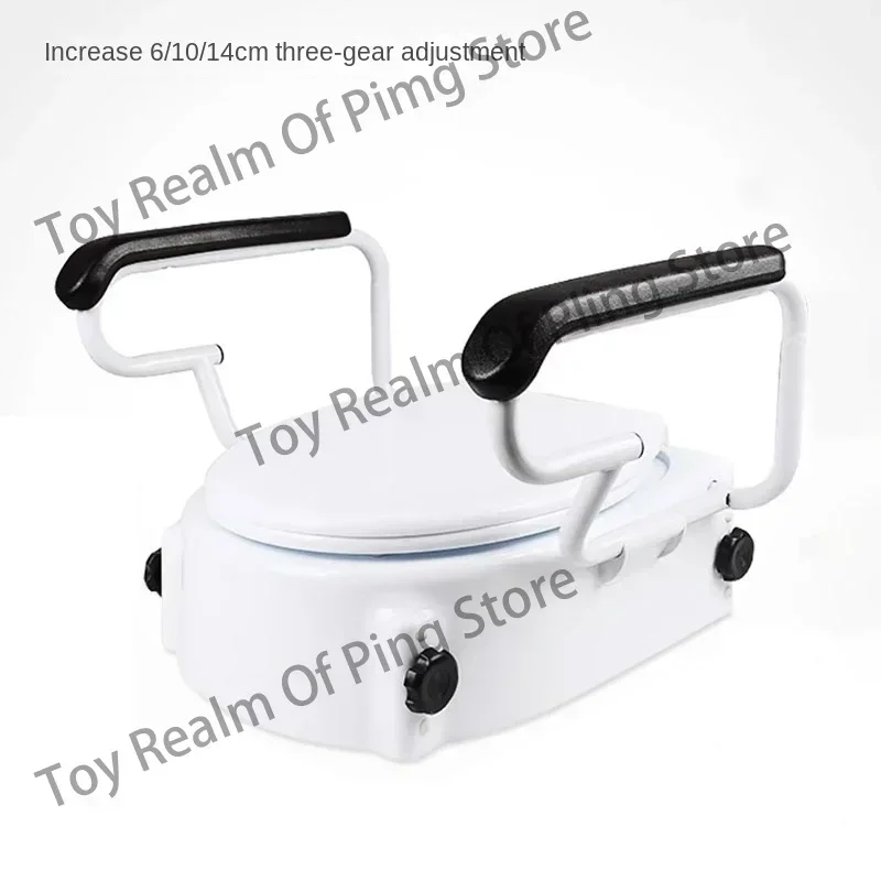 Rehabilitation Care Portable Elderly Toilet Heightening and Removable Armrest  Chair Disabled  Seat