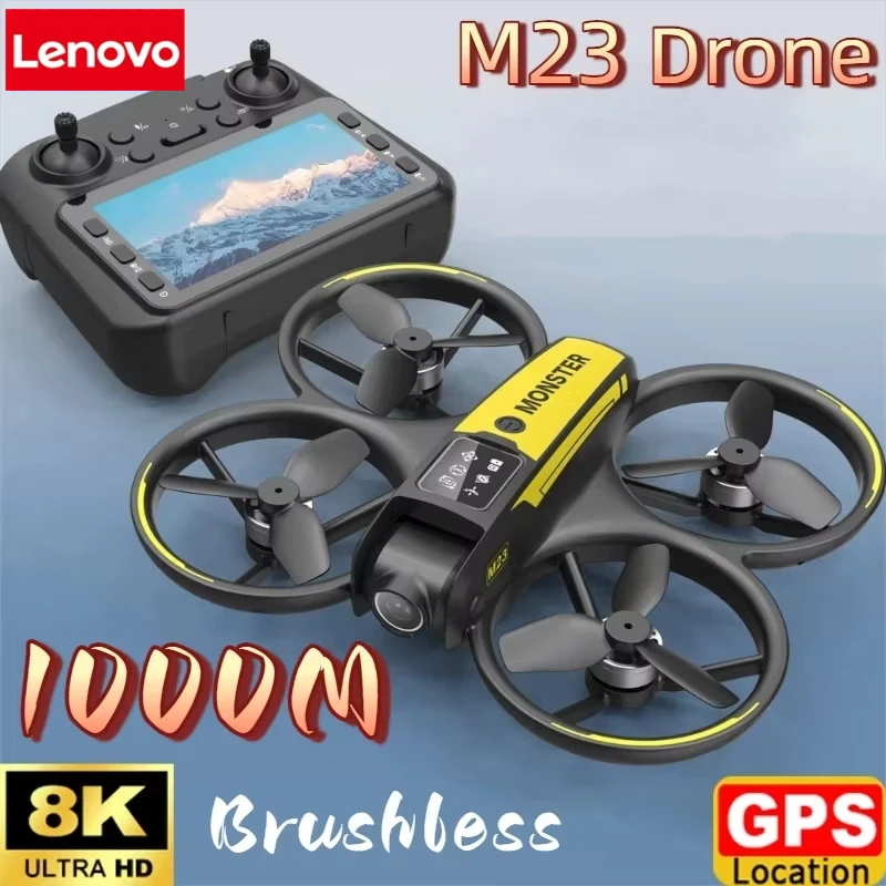 

Lenovo M23 Drone HD 8K Dual Camera Professional Aerial Photography Optical Flow Hovering Gesture Shooting Folding Quadcopter UAV