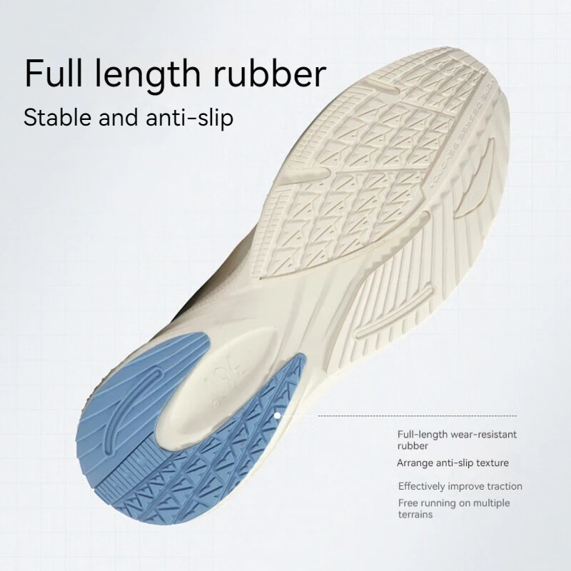 남성용 용수철 통기성 경량 러닝화, 안정적인 부드러운 유연한 운동화, 스포츠 리바운드, 672422201F, 361 도