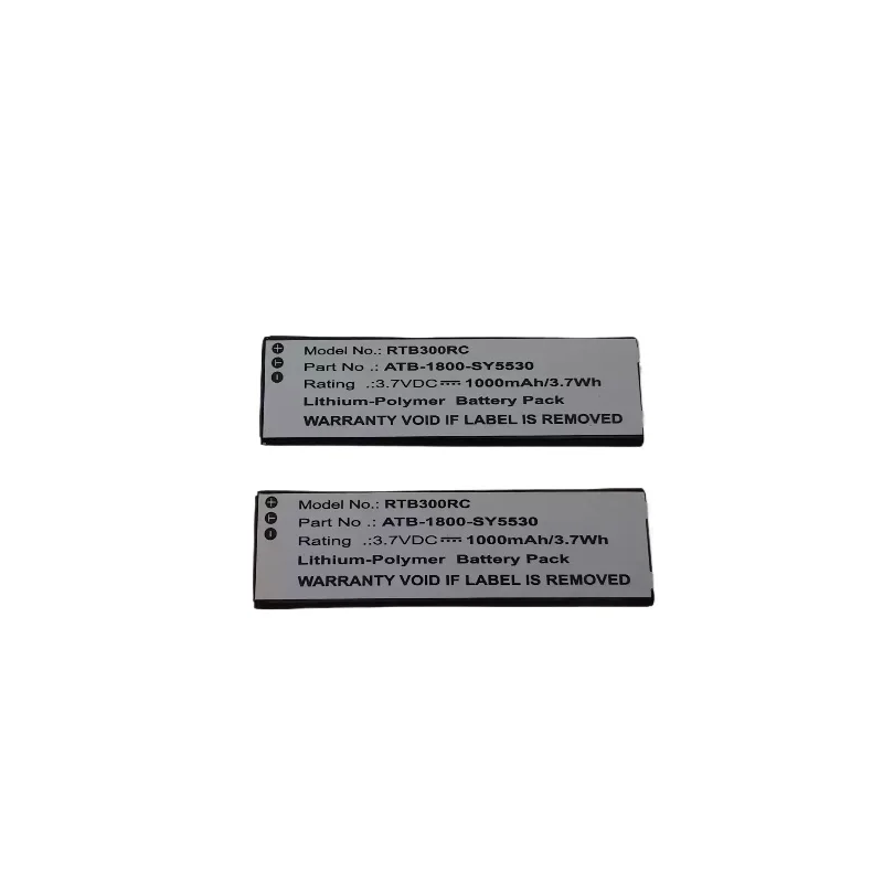 3.7V 1000mAh ATB-1800-SY5530 Replacement Smart Handheld Control Device Battery for RTI T1 T2+ T2B T2C T2Cs T2i T2X T3 T3X T4x