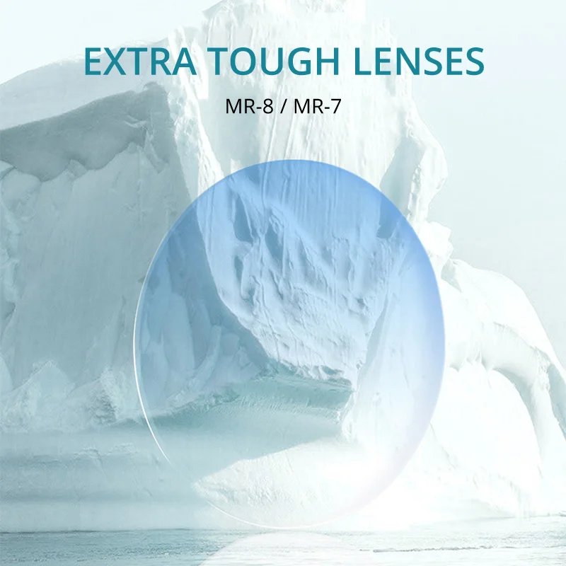 

Оптические линзы MR-7 Extra Tough, линзы MR-8 с защитой от синего света, тонкие диоптрийные линзы HMC с градиентом Candy для коррекции близорукости, линзы для очков по рецепту