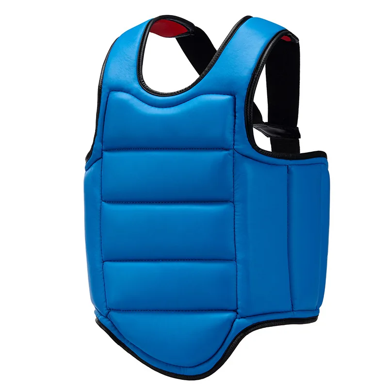 New Children's Taekwondo Chest Protector Adult Training Protector Karate Sanda Bodyguard Combat Armor Martial Arts Self Defense