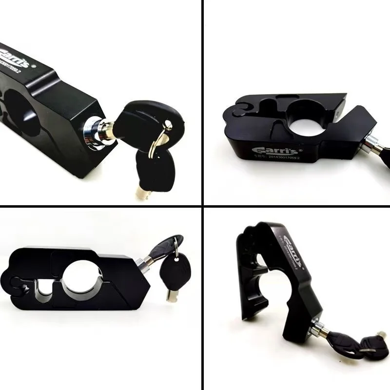 

Motorcycle Handlebar Lock Security Send Solid Lock Imitating Steal Lock Pull Rod Fit Scooter ATV Dirt Street Bikes Anti Theft