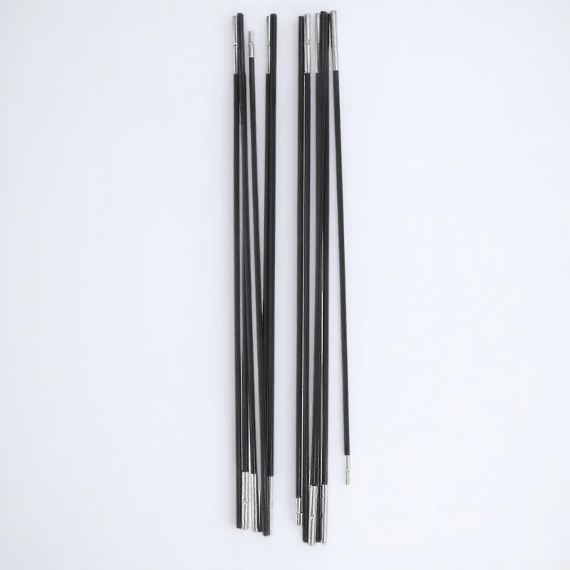 

2pcs Fiberglass Tent Pole Kit 6 Sections Replacement For Single Tent Portable Camping Hiking Trekking Outdoor Use