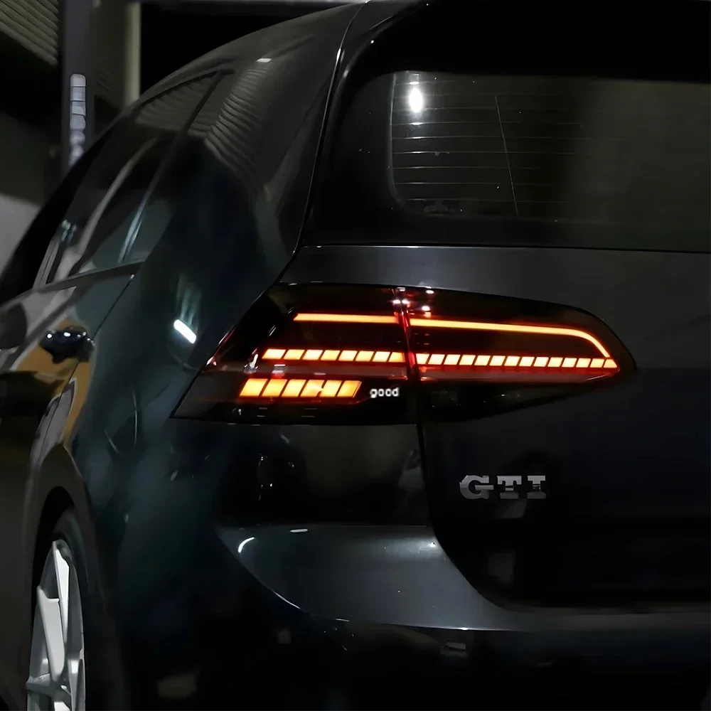 For VW Golf 7 2013-2017 Golf 7.5 2018-2021 Auto Rear Back Lamps Assembly Upgrade LED Dynamic Turn Car Taillights Accessories