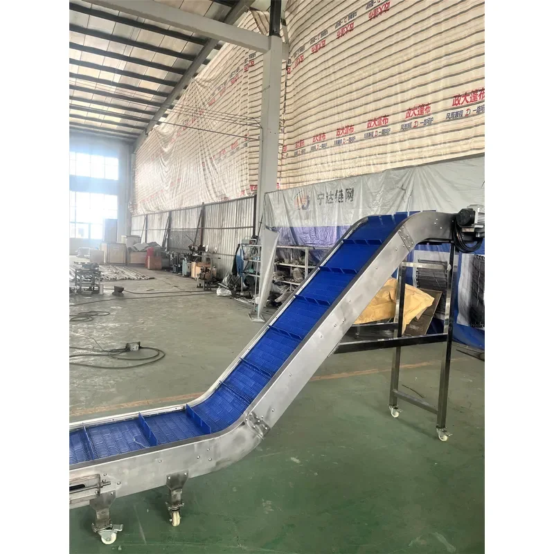 Modular Plastic Belt Inclined Conveyor