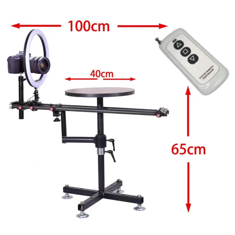 40cm/60cm 360 Electric Spinning Camera Stand Professional Horizontal Vertical Surround Photograph Turntable