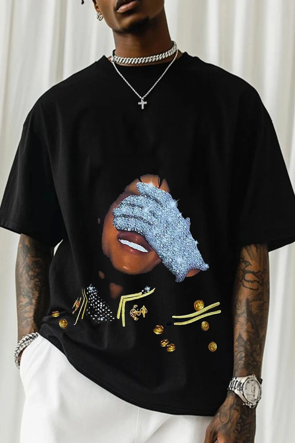 Michael Jackson Fans Casual T-Shirt 100 % Baumwolle Grafik-T-Shirt Herren Damen Sommer Streetwear Top