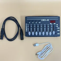 Stage Light Console Mini DMX-48 Controller Dmx 512 Dimming For Mobile DJ Sound Party Light Pyro Show Fog Machine LED Moving Head