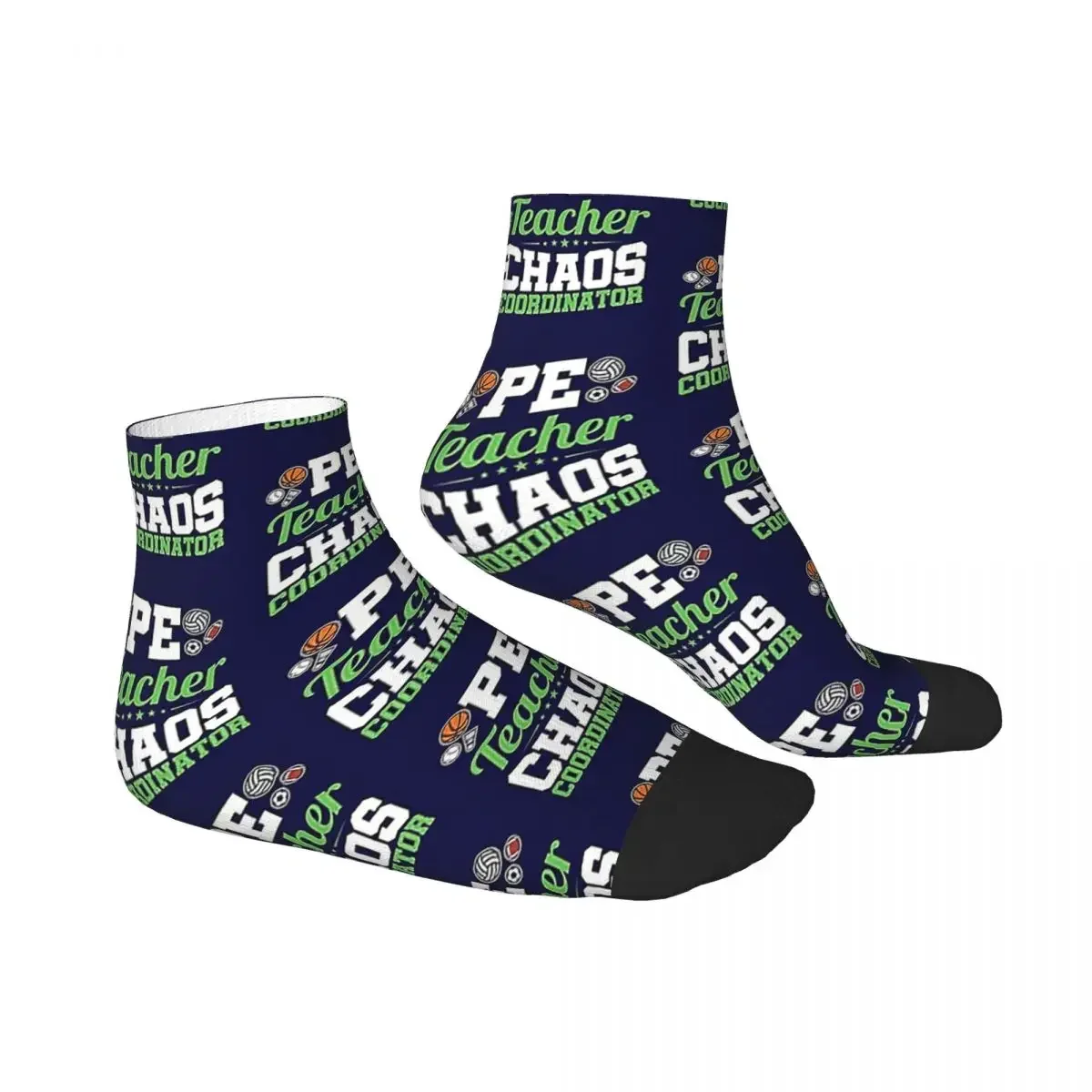 PE Teacher Chaos Coordinator Physical Education Socks Harajuku Super Soft Stockings All Season Socks Accessories for Unisex