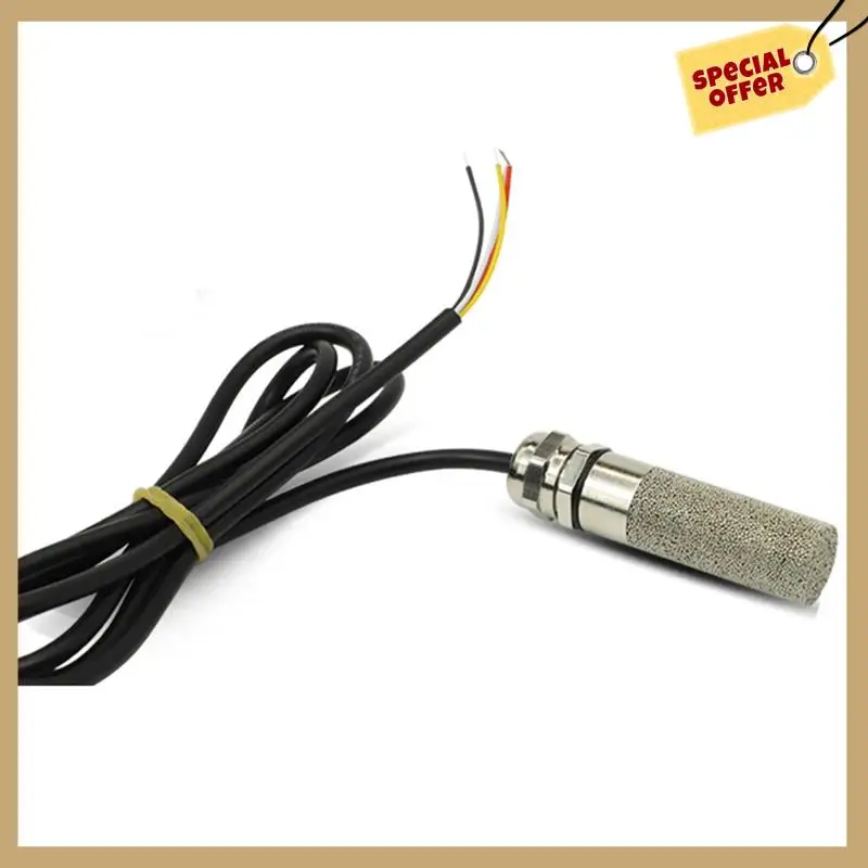 DC5-28V RS485 Датчик температуры и влажности Modbus XY-MD03 Коллектор температуры и влажности - металлическая головка, простая в использовании