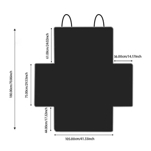 Penutup Kursi Mobil Anjing Kain Oxford Tahan Air Penutup Bagasi Mobil Pembawa Anjing Travel Hewan Peliharaan Alas Kargo SUV untuk Anjing 8 anjing kursi mobil penjualan terbaik - №