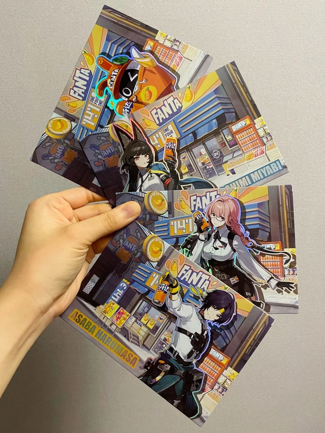 Official Zenless Zone Zero X Fanta Cosplay Tsukishiro Yanagi Asaba