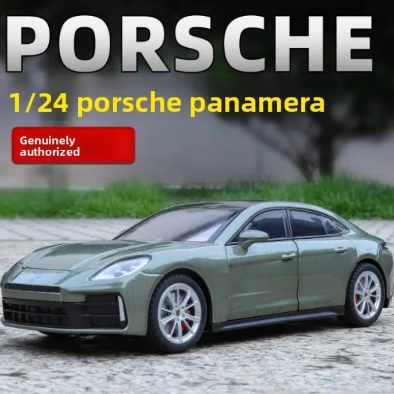 

1:24 Panamera, имитация сплава, роскошный седан, модель автомобиля, звук и свет, игрушечный автомобиль, коллекция игрушек для мальчиков, украшение, подарок