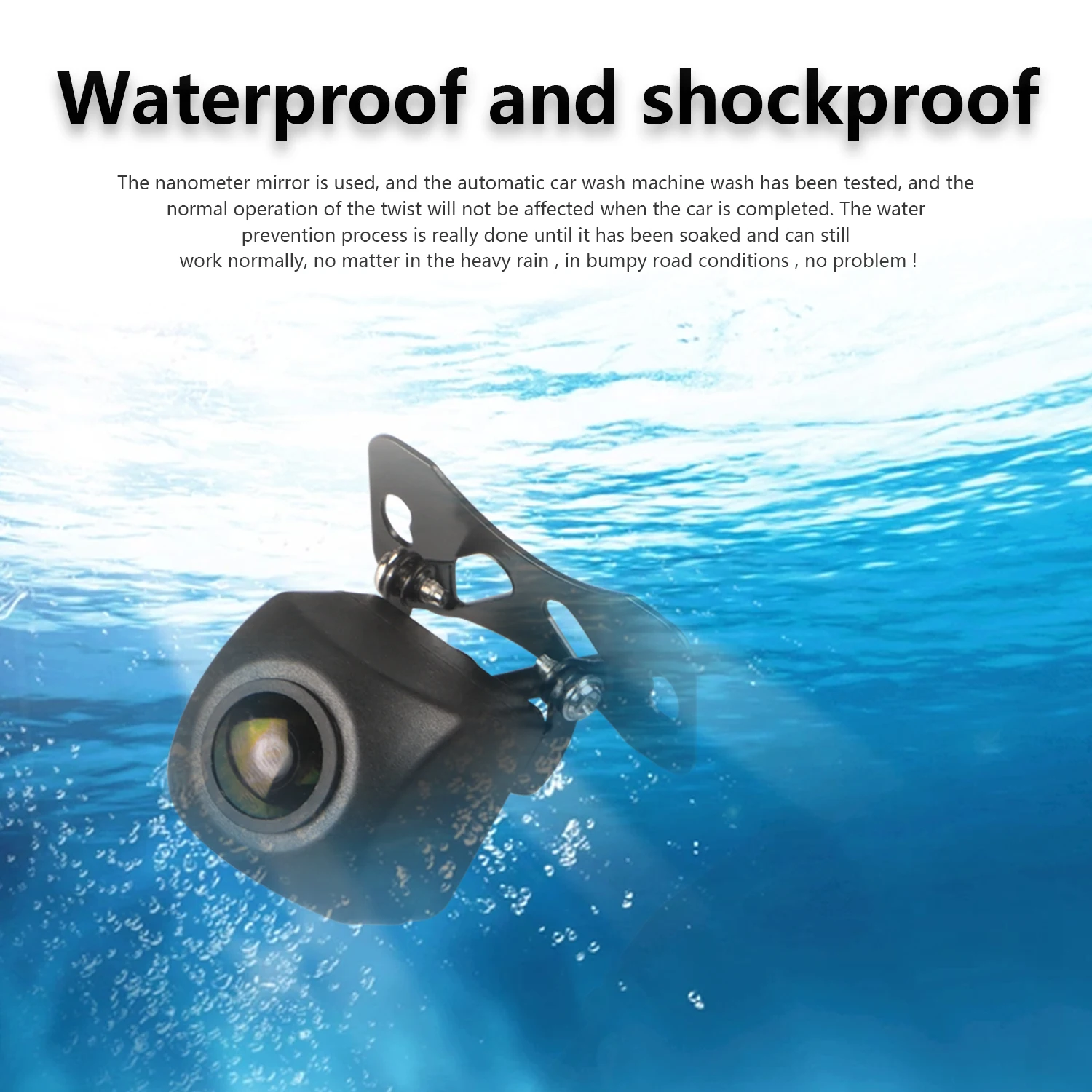 

Universal Camera 720/1080P AHD 170° Wide-angle Reverse Camera Fisheye Lens Car Vehicle Starlight Night Vision HD Universal Rear