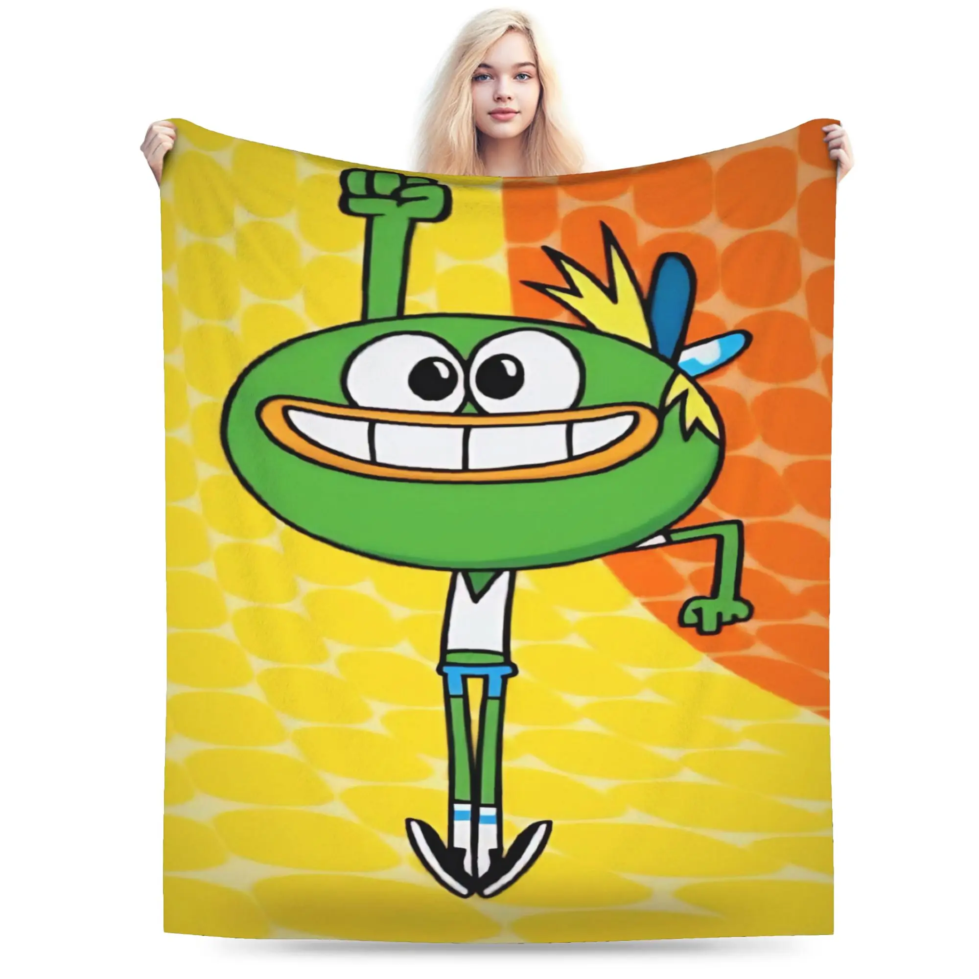 Relax Breadwinners cartoon Blanket Accessories Sofa Decorative  Throw Blanket Ultra-Soft Velvet for Office