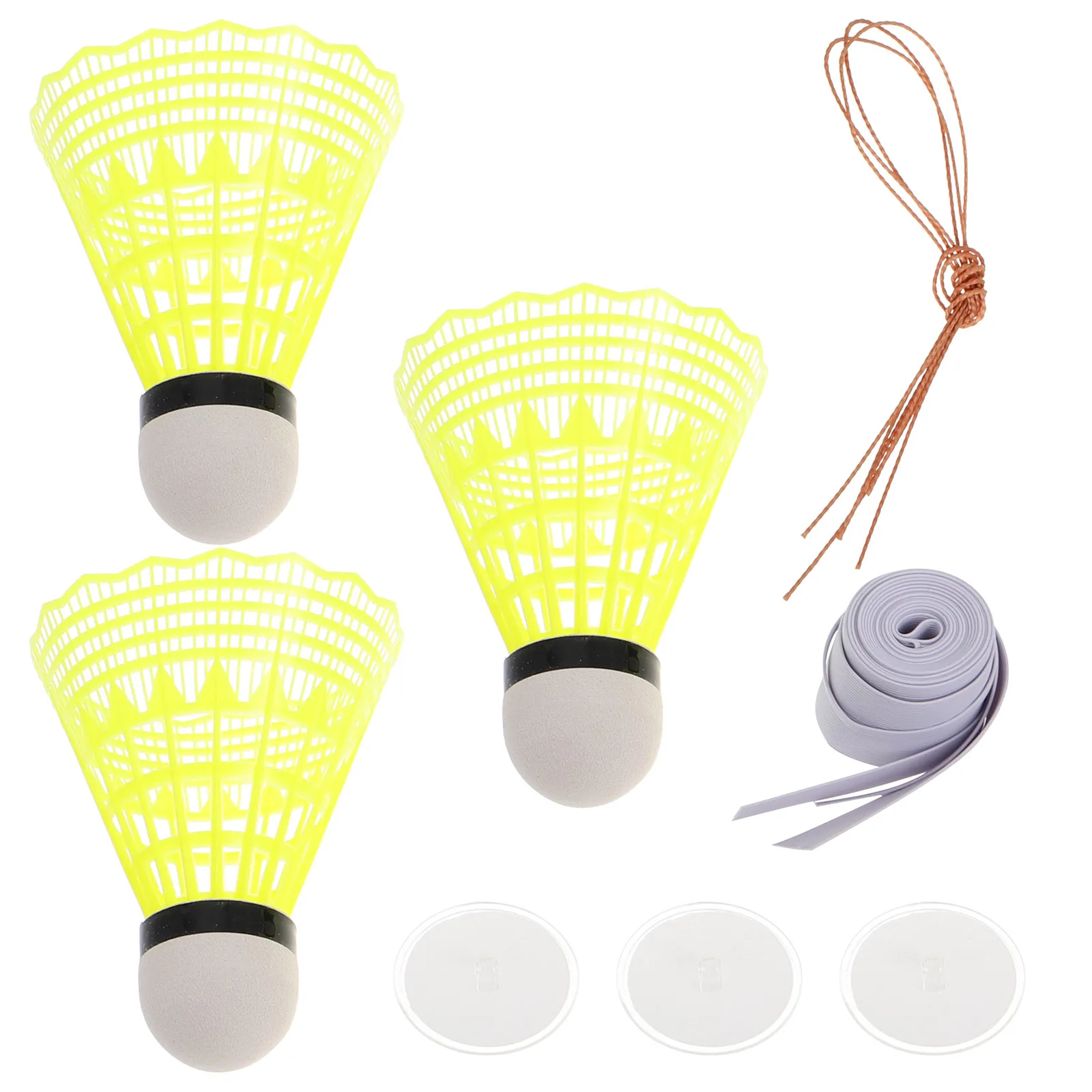 

Solo Badminton Training Device Elastic Rebound Shuttlecock Rope Indoor Self Practice Tool Improve Power Reaction