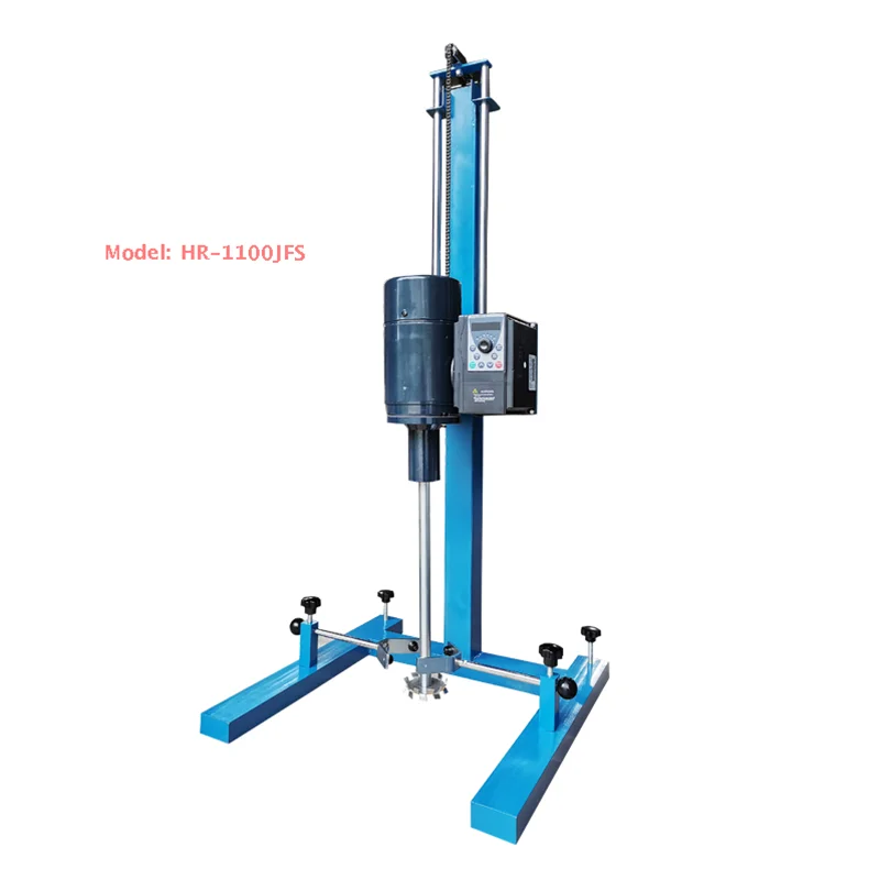 Agitatore elettrico a dispersione con frequenza di grande capacità ad alta velocità da 20 litri, miscelatore rotante a 360 gradi HR-1100JFS