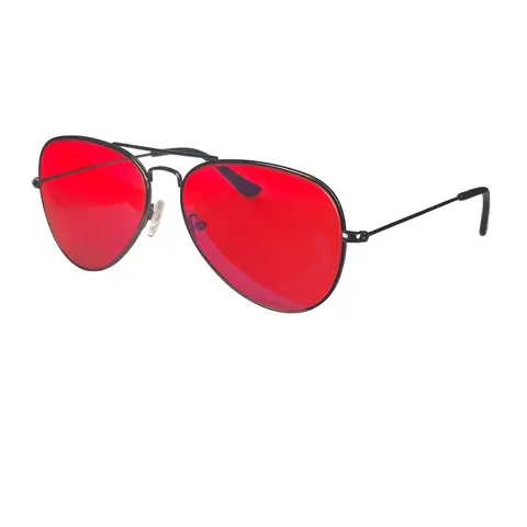 Shinu 남성용 레드 렌즈 안경, 오렌지 블루 라이트 차단 안경, 더 나은 수면 휴식, 컴퓨터 보호 안경, 금속 프레임