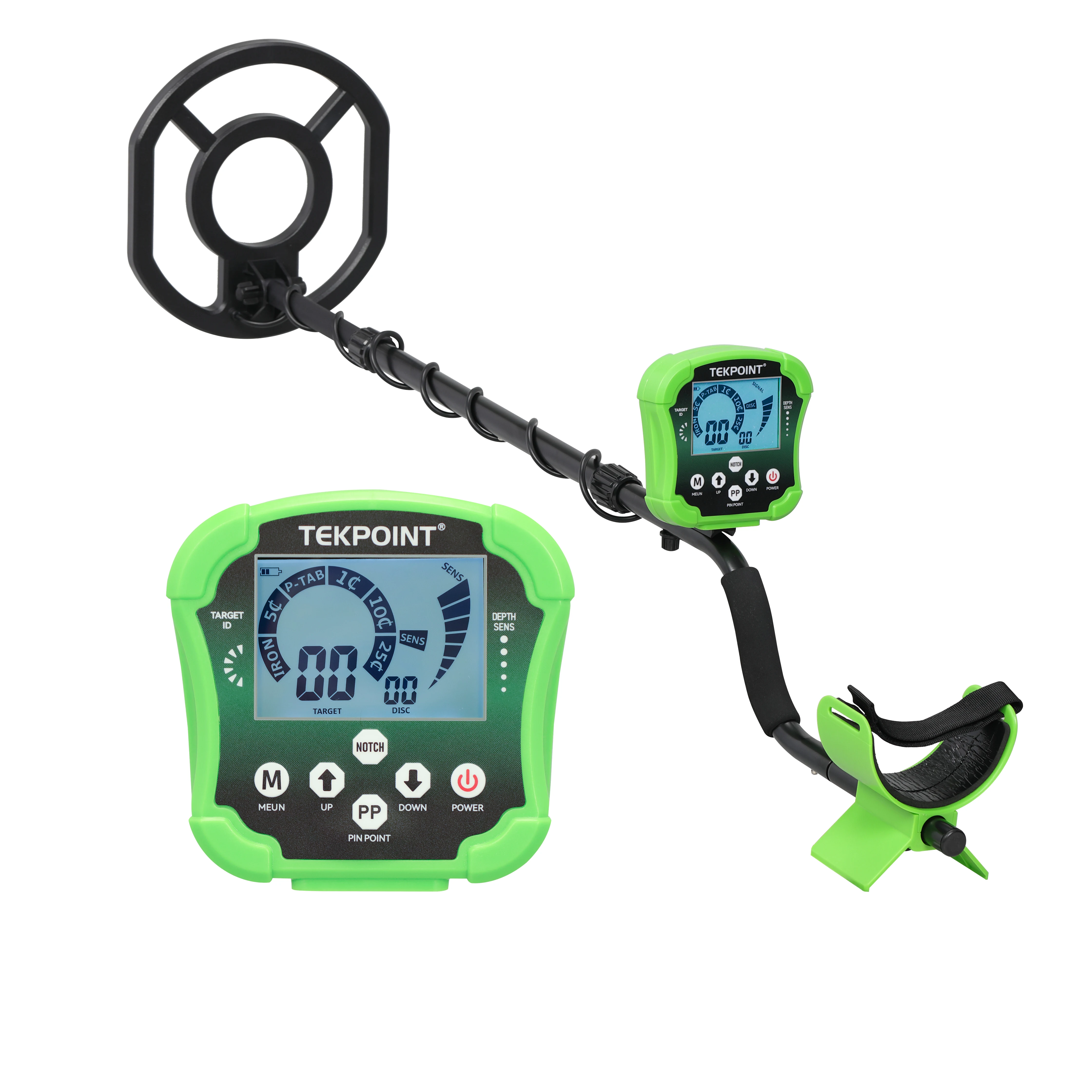 

Underground Metal Detector MD2021 Metal Hunter Gold Digger Treasure Hunter Depth Waterproof Search Coil