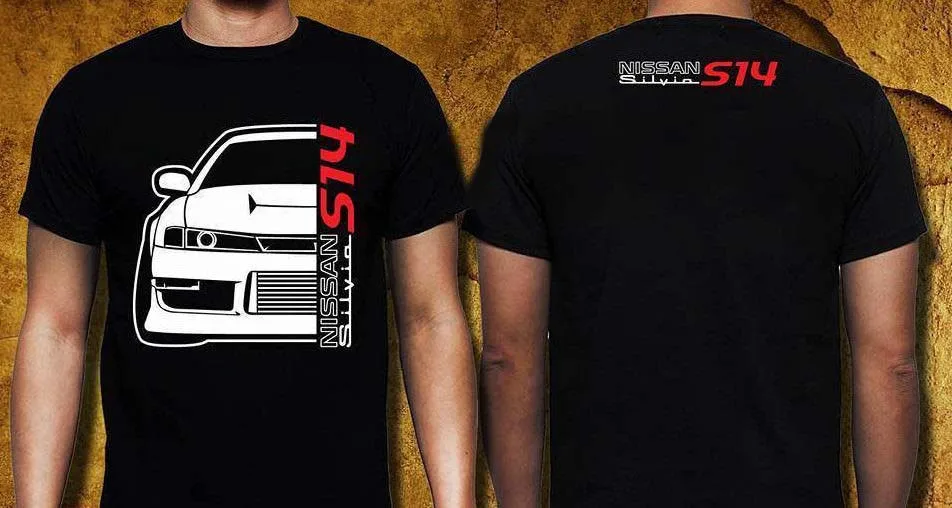 Hot Sale 100% cotton Classic Japanese car fans Silvia S14 Tee SHIRT