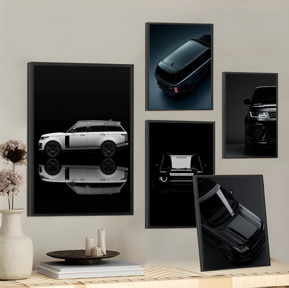 

Cool Car Wall Interior Decor Poster L-Land R-Rovers Pictures For Home Room Wall Decoration Bedroom Canvases