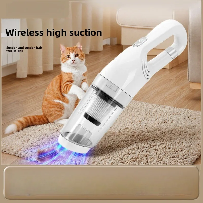 

Cat Hair Cleaning Pet Suction Device Handheld Portable Pet Hairs Remover Cat Dog Cleaning Pet Hair Suction Device Supplies