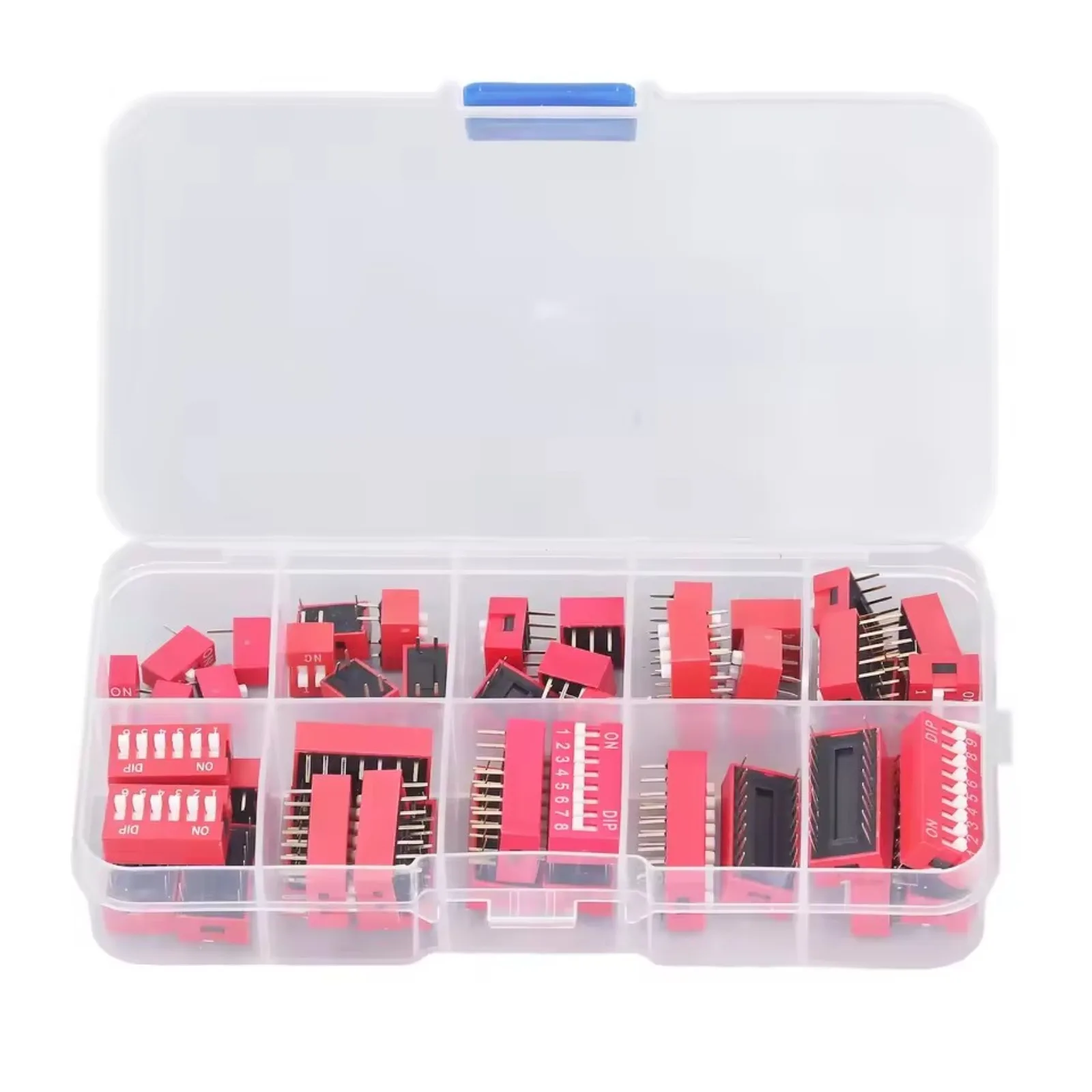 2.54mm Code Switch 1P2P3P4P5P6P7P8P9P Dip Switch Double Row Toggle Switches Module