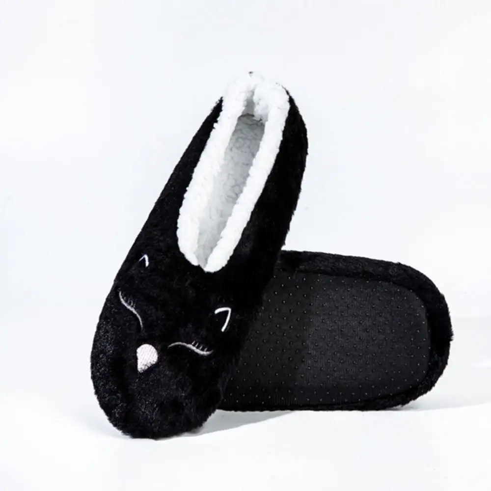 لطيف المضادة للانزلاق النعال الجوارب النساء لينة الدافئة رشاقته الجوارب الحرارية الكرتون القط أحذية الملاعب المغطاة الشتاء الجوارب غرفة نوم #2