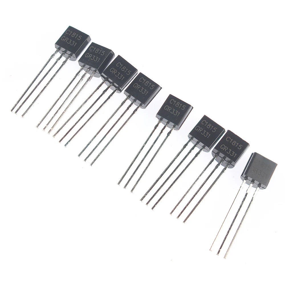 Kit de transistors BC337 BC327 2N2222 2N2907 2N3904 2N3906 S8050 S8550 A1015 C1815 PNP/NPN, 10 valeurs TO-92, 200 pièces