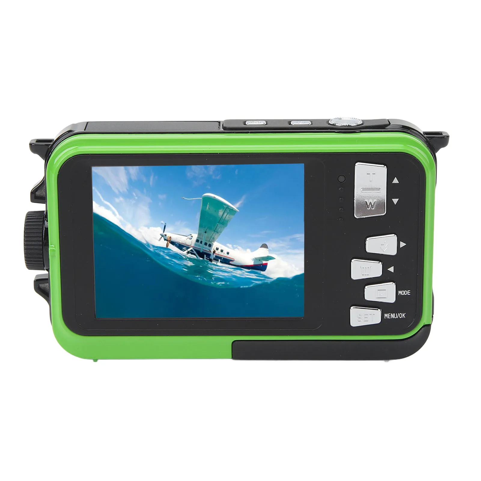 Compact Digital Camera 48MP 10FT  Submersion Waterproof Digital Camera 16X Digital Zoom with Built in Fill Light for Travel