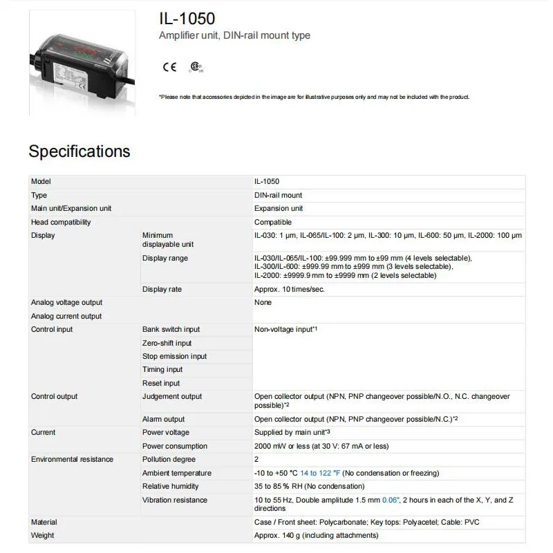IL-1050 New original KEYENCE laser amplifier, large stock available, welcome to inquire