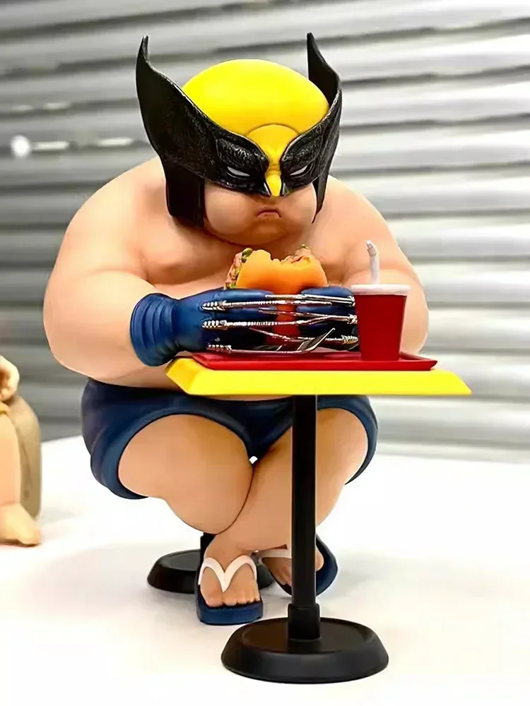 

New Spot Cpxx X Dp9 Studio Fat Boy Kingdom Fat Wolf Tide Play Wolverine Statue Limited Toys Collection Decoration Children Gift