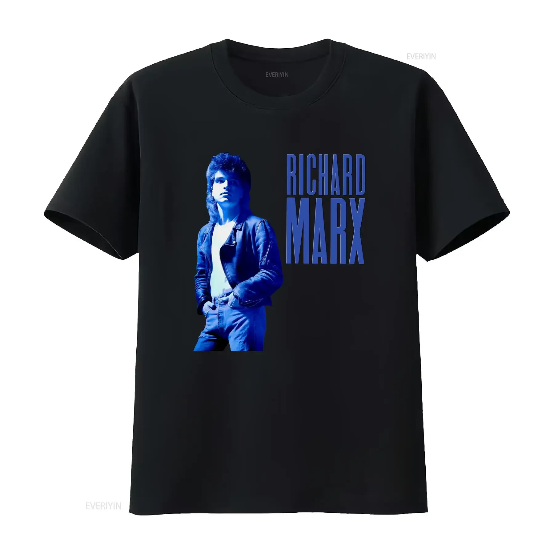 1987 Richard Marx Debut Album Tour 80s Style T shirt vintage Washed Unisex Breathable Stretched Casual Slightly Soft