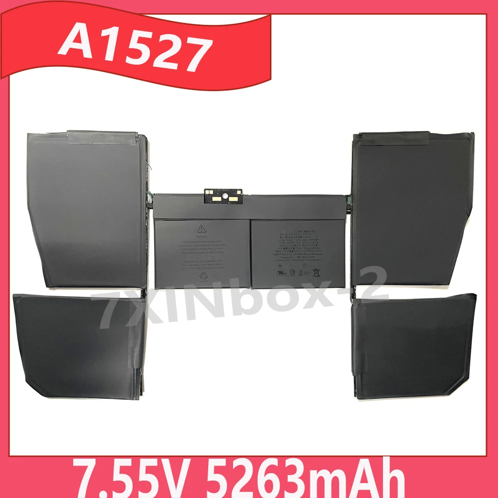 

A1527 A1705 7,55 В 5263 мАч Аккумулятор для ноутбука Apple MacBook 12 дюймов Retina A1534 начало 2015 2016 г., середина 2017 MF855 MJY32 MLHC2LL/A