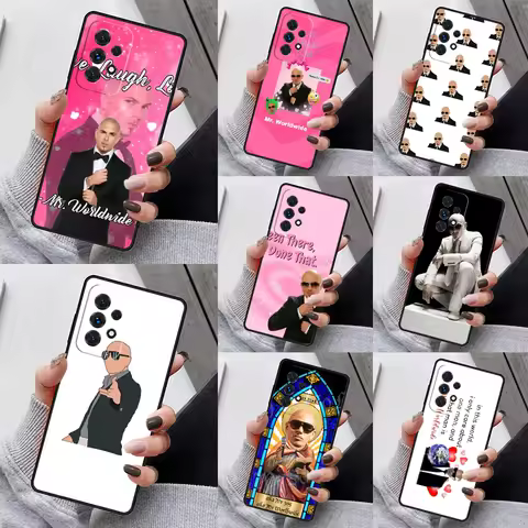 Mr Worldwide Phone Case For Samsung Galaxy S23 S21 S20 FE S24 S22 Ultra Note20 S10 S9 S8 Plus A40 A52 A12 A13 A53
