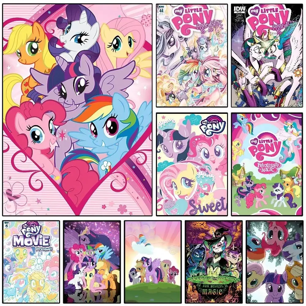 5D Diamond Painting Cartoon M-My L-Little Pony Cross Stitch Mosaic Kits Home Decoration Wall Stickers DIY Handmade Gift