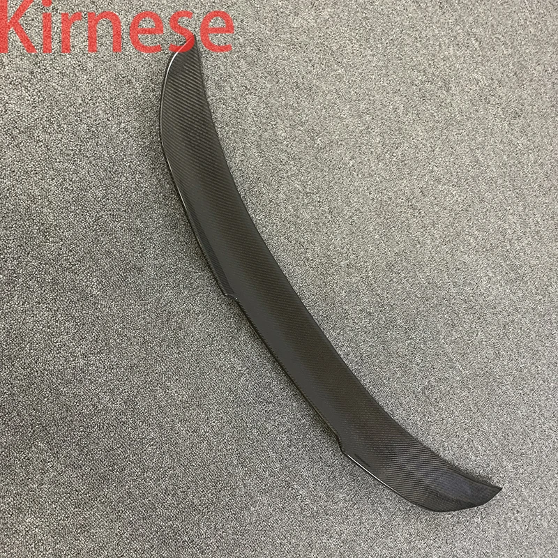 Dla BMW 4 Series F32 F33 F36 2014-2020 z włókna węglowego tylny spojler zderzaka Spoiler do bagażnika MP M4 PSM styl zestaw skrzydeł czarny