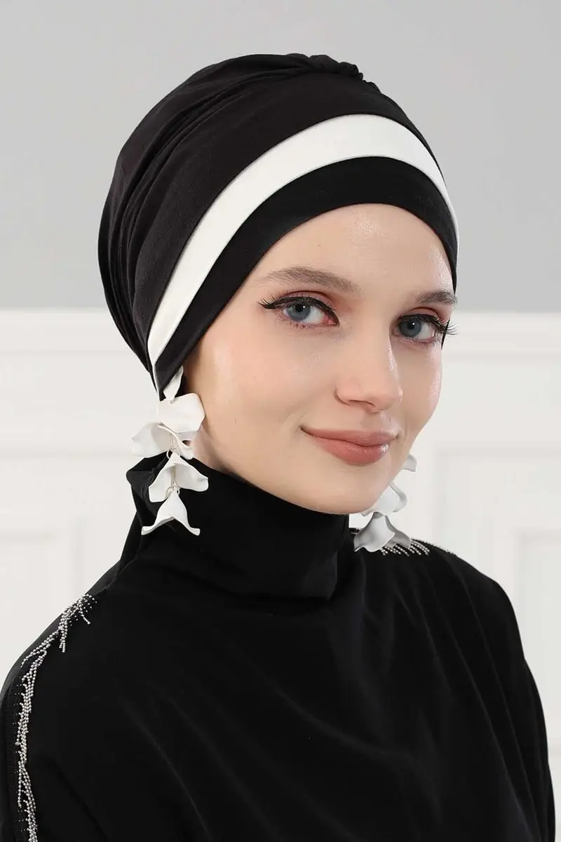 Doppel farbe gekämmte Knochen schwarz