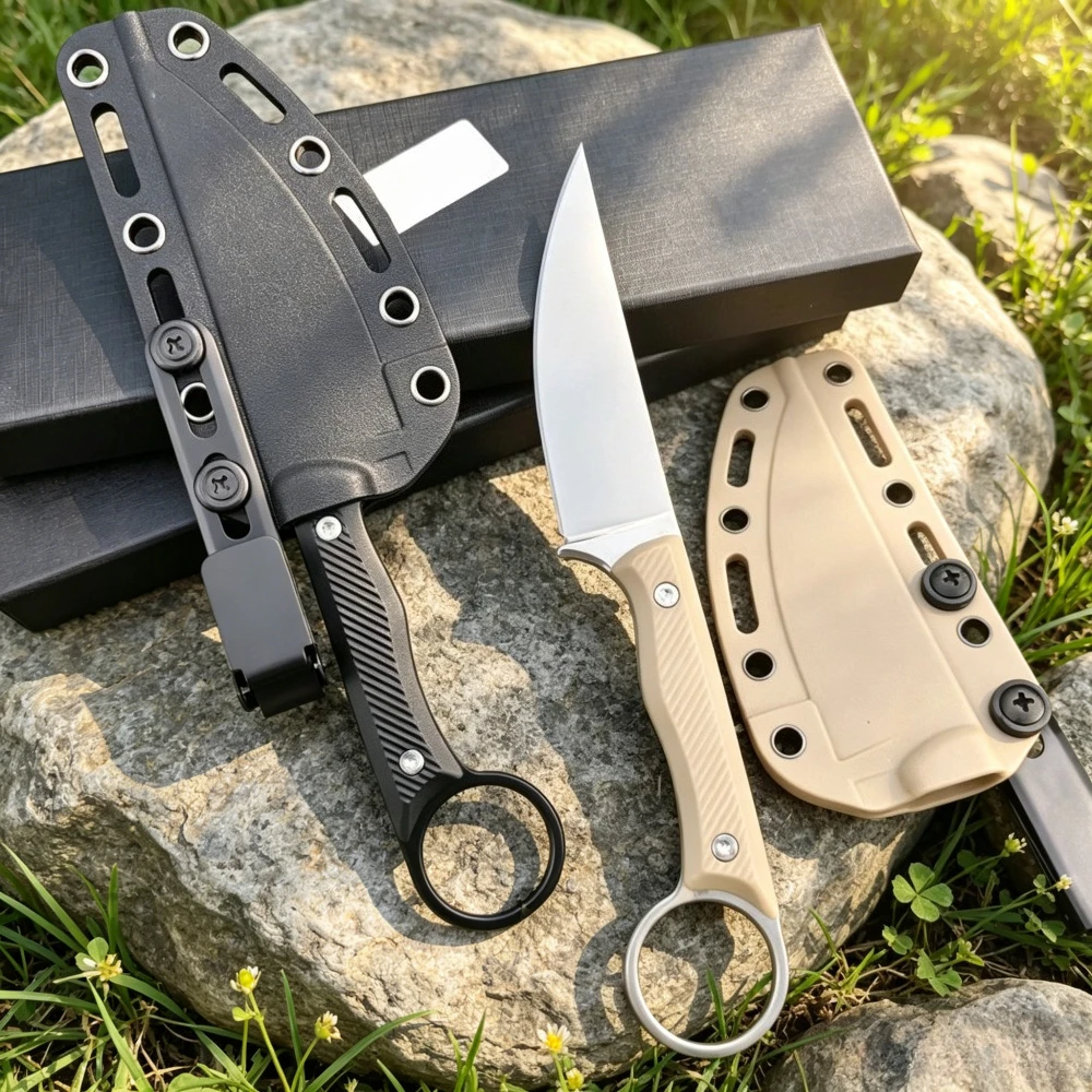 Couteau droit en fibre de nylo - Camping Cooking Knife With Sheath avis et prix