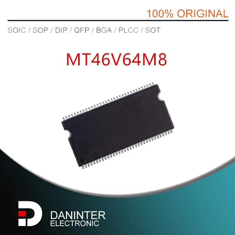 

MT46V64M8 MT46V64M8P 46V64M8 MT46V64M8P-6T MT46V64M8P-6T IT TSOP66 20PCS/LOT