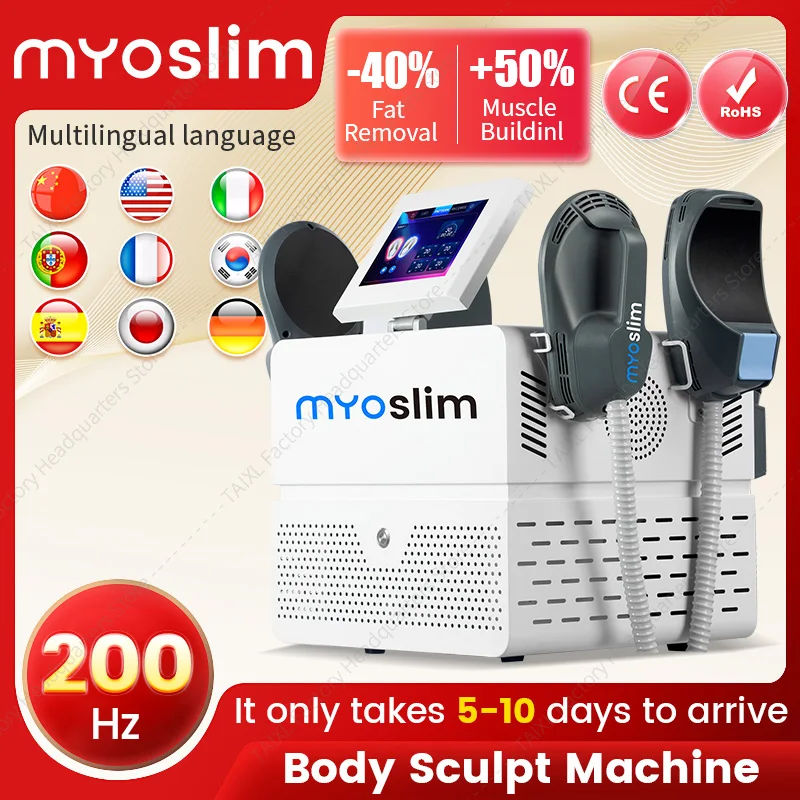 

Professional Myoslim HI-EMT Muscle Stimulation NEO 6500W RF Machine Body Sculpting Equipment Fat Burning Slimming