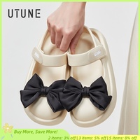 UTUNE Women’s Mary Jane Summer Sandals Breathable Clog-Style Slippers Ultra-Soft Cushioning Thick Sole Non-Slip Slide Sandals