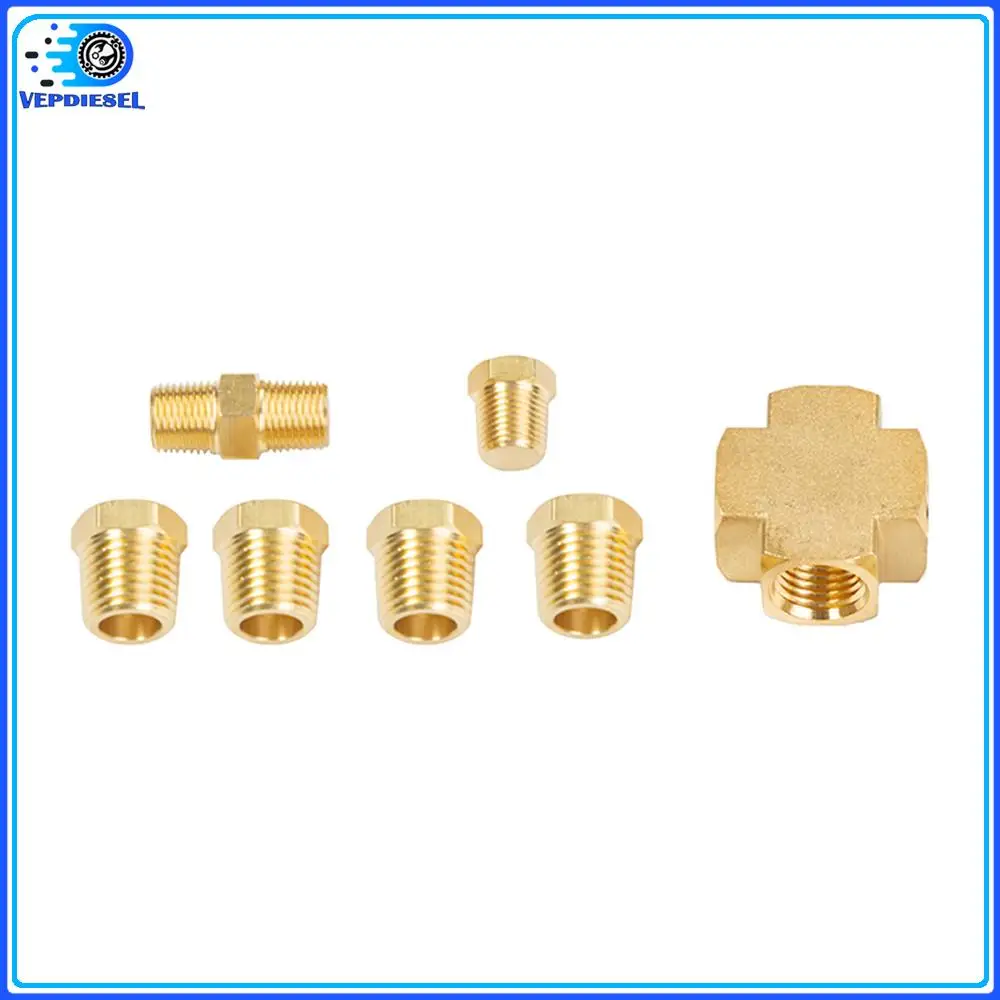 

Адаптер-распределитель для распределителя давления масла, датчик температуры масла 1/8 дюйма-27 NPT 1/4 дюйма-18 NPT, автозапчасти