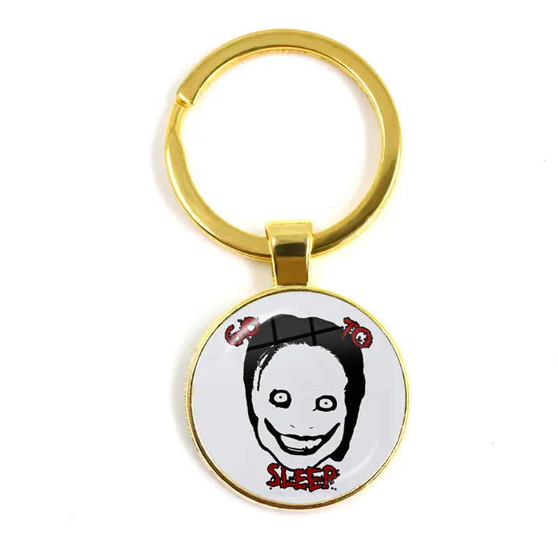 Porte-clés pendentif bler and Gasoline The Killer, Creepypasta, pâtes effrayantes, bijoux porte-clés en verre, mode ci Toby, nouveau style, 2021