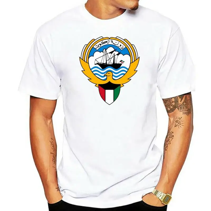 Kuwaiti Emblem T-Shirt Tee Shirt Free Sticker Kuwait Flag Kwt Kw 30Th 30Th 40Th 50Th Birthday Tee Shirt