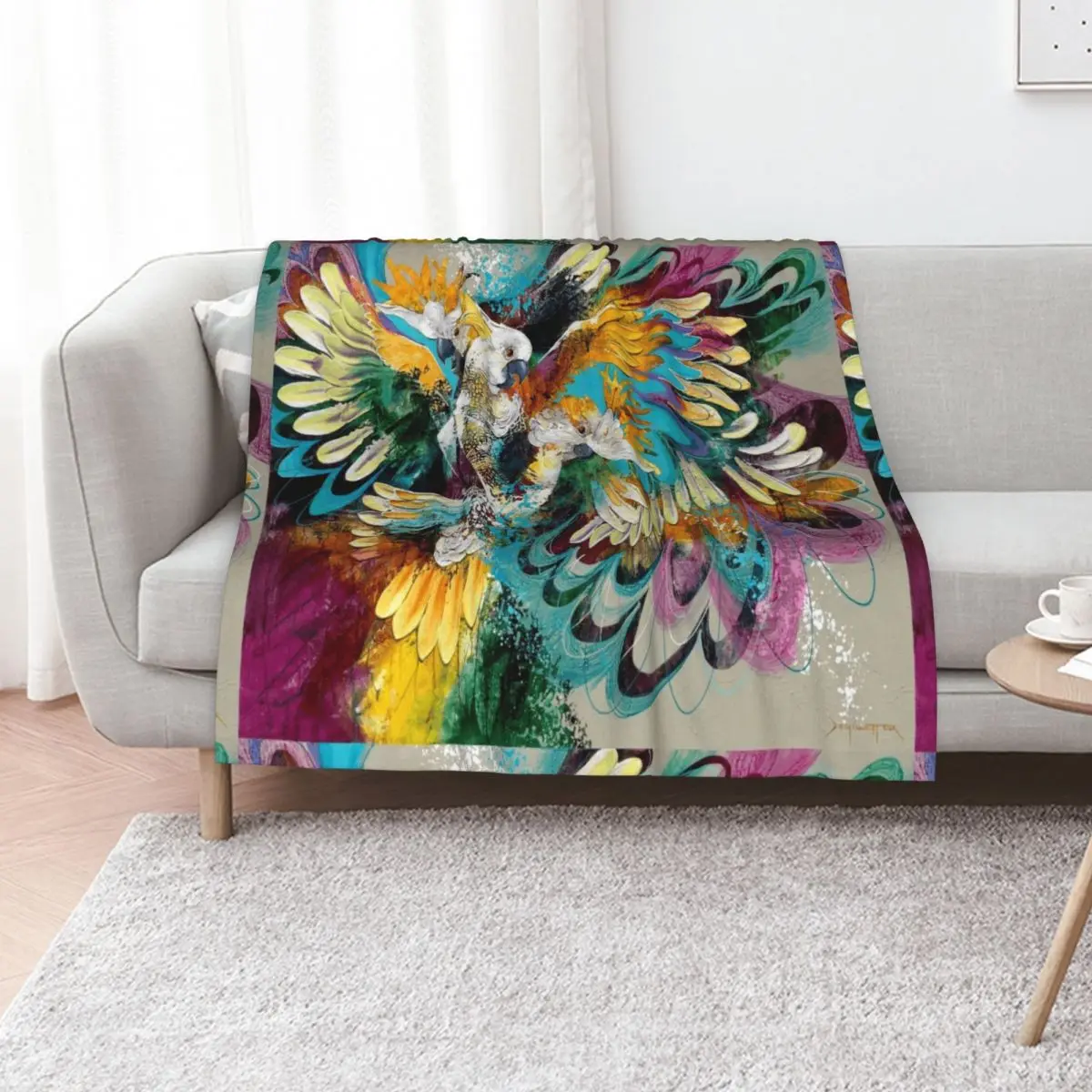 Cocky Chatterbox Throw Blanket Soft Plaid Weighted Fashion Sofas for sofa Decoratives manga Blankets