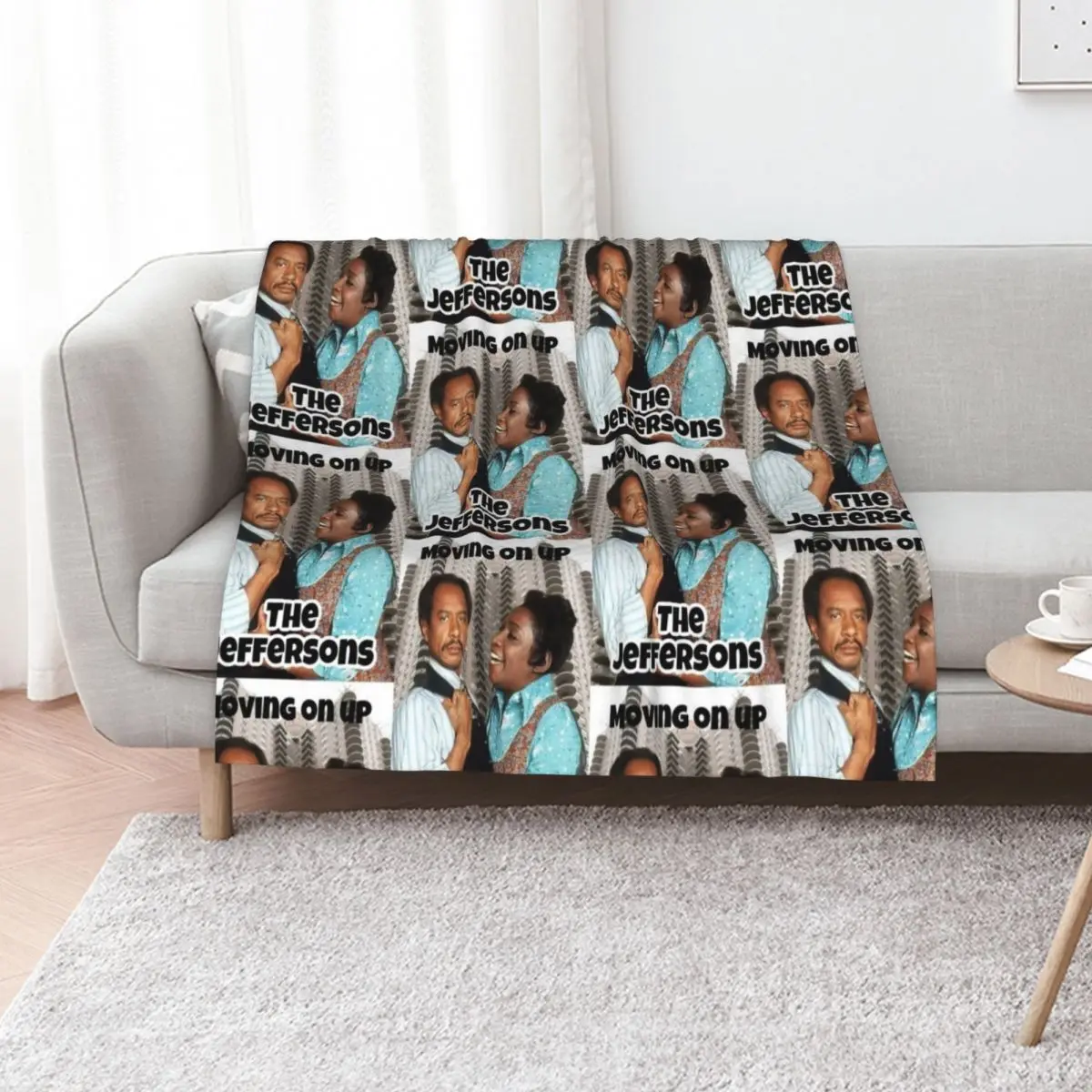 The Jeffersons Television Show Throw Blanket Decorative Throw halloween blankets and throws Bed Large Picnic Blankets