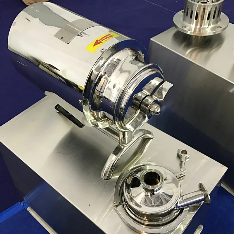 110 فولت/220 فولت 304 الفولاذ المقاوم للصدأ الغذاء الصف مضخة طرد مركزي المشروبات الصحية 3T/ساعة الحليب السائل مضخة صحية