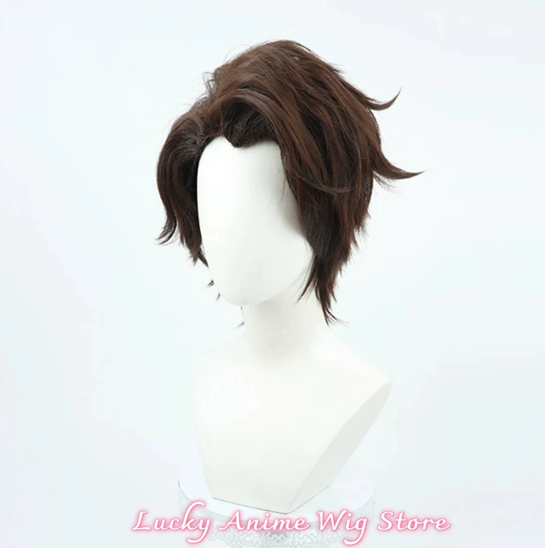 BLEACH Anime Sosuke Aizen Wig Anime game party cosplay wig heat-resistant synthetic brown wig